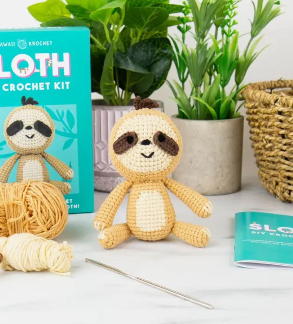 DIY Sloth Crochet Kit